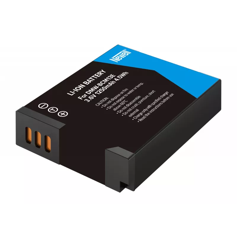 Newell pakaitinė baterija, skirta Panasonic DMW-BCM13E (Li-ion, 3,6V, 1250mAh, 4,5Wh)