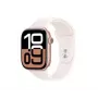 Apple Watch Series 10 GPS + Cellular 46mm aliuminio korpusas su rožinio aukso sportine apyranke