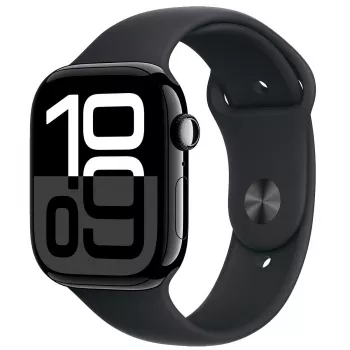 Apple Watch 10 LTE 46mm aliuminio korpuso su Midnight Sport juosta - Midnight