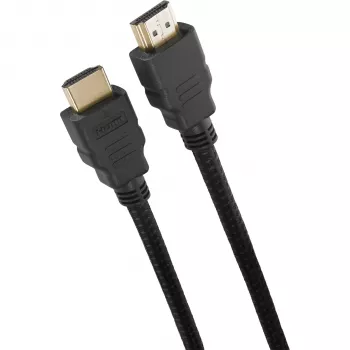 One For All Premium High Speed HDMI laidas su Ethernet 1,5 m – sertifikuotas 4K 60Hz HDR, 18Gbps, auksu padengtas, juodas