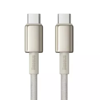 Baseus Tungsten Gold USB-C į USB-C laidas 100W 1m auksinis