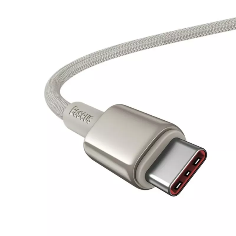 Baseus Tungsten Gold USB-C į USB-C laidas 100W 1m auksinis