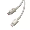 Baseus Tungsten Gold USB-C į USB-C laidas 100W 1m auksinis