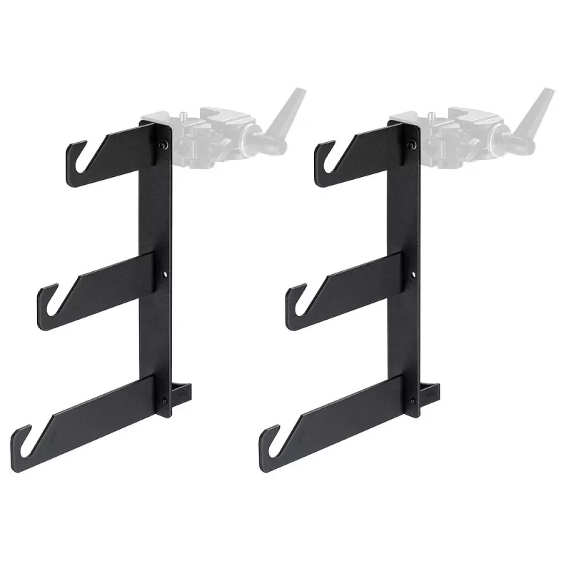 Manfrotto 045 fono popieriaus spaustuvas su 5/8 inch kaiščio lizdu šviesos stovams, 2 vnt.