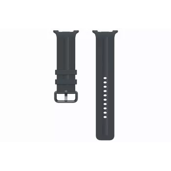 Samsung Sport Band M/L Galaxy Watch 9, Watch 8, Watch 7, Watch 6, Watch 5, Watch 4 juosta - juoda, fluorokaučiukas