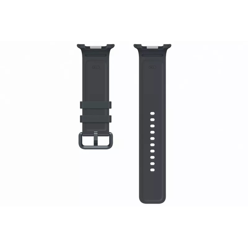 Samsung Sport Band M/L Galaxy Watch 9, Watch 8, Watch 7, Watch 6, Watch 5, Watch 4 juosta - juoda, fluorokaučiukas