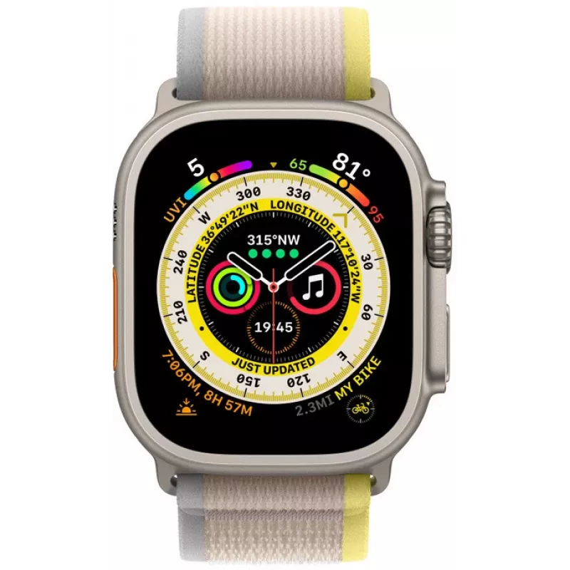 Išmanusis laikrodis Apple Watch Ultra GPS + Cellular 49 mm, Trail Loop M/L (MQFU3EL/A)
