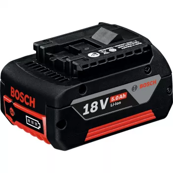 Bosch Professional 18V 5.0Ah ličio jonų įdedamoji baterija (juoda/raudona)