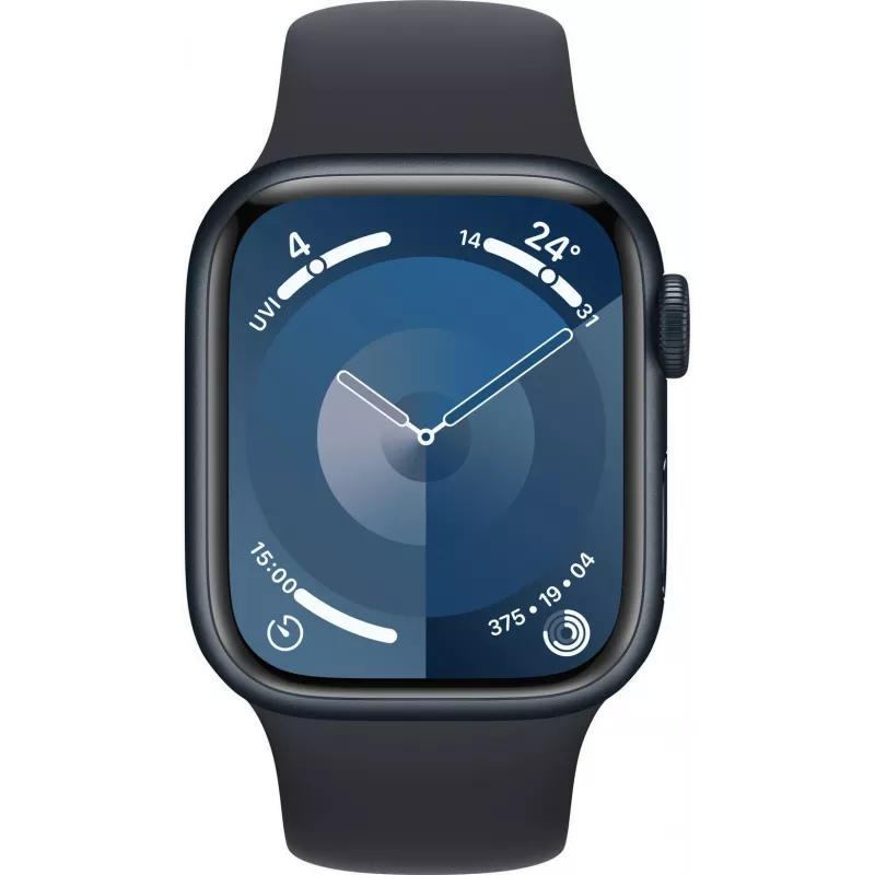Apple Watch 9 GPS + Cellular 41mm, Pusiaunaktis, Sport Band M/L (MRHT3ET/A)