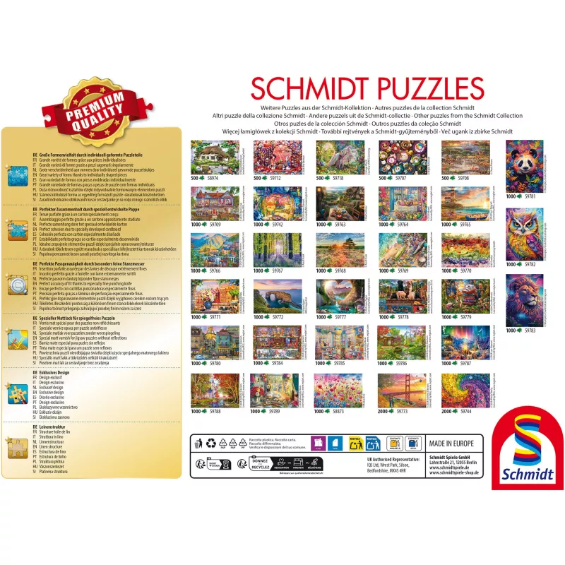 Schmidt Spiele Winterzauber 1000 dalių dėlionė