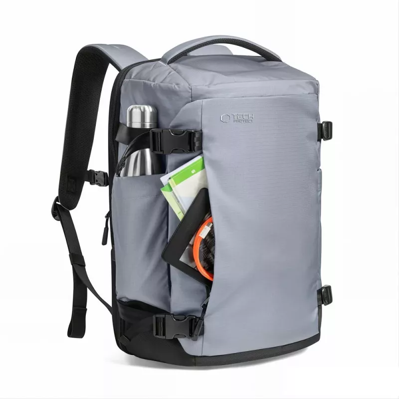 TECH-PROTECT DEFENDER S70 24L kelioninė kuprinė nešiojamam kompiuteriui, 40x30x20 cm, Urban Grey