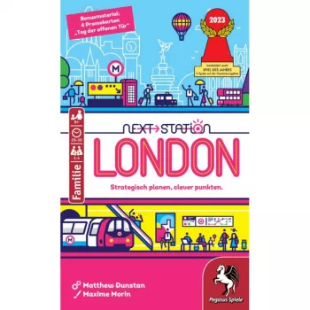 PEGASUS Next Station London - Flip & Write stalo žaidimas, 1-4 žaidėjai, nuo 8 metų