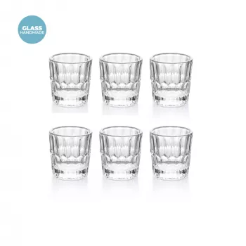 Guzzini Vanity Glass 6 stiklinaičių rinkinys, skaidrus (13140500)