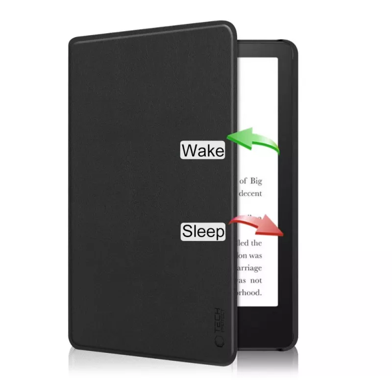 Tech-Protect SmartCase Folio dėklas Kindle Paperwhite 11th Gen / Signature Edition - juodas