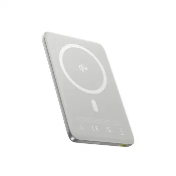 Baseus PicoGo AM41 10000mAh 27W Qi2 MagSafe suderinamas Power Bank su 30cm USB-C kabeliu - Titanium