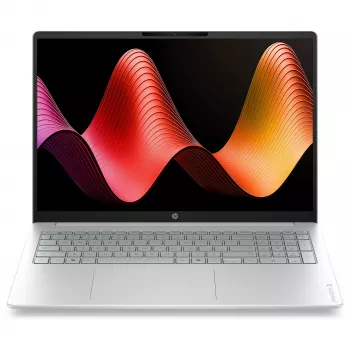 HP OmniBook 3 16-bu0130ng 16 colių WUXGA IPS nešiojamas kompiuteris - Intel Core 3 100U, 8GB RAM, 512GB SSD, FreeDOS, Natural Silver