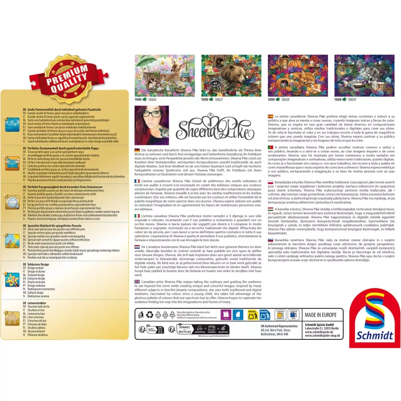 Schmidt Spiele Sheena Pike: Winter Dream 1000 dalių dėlionė (58829)