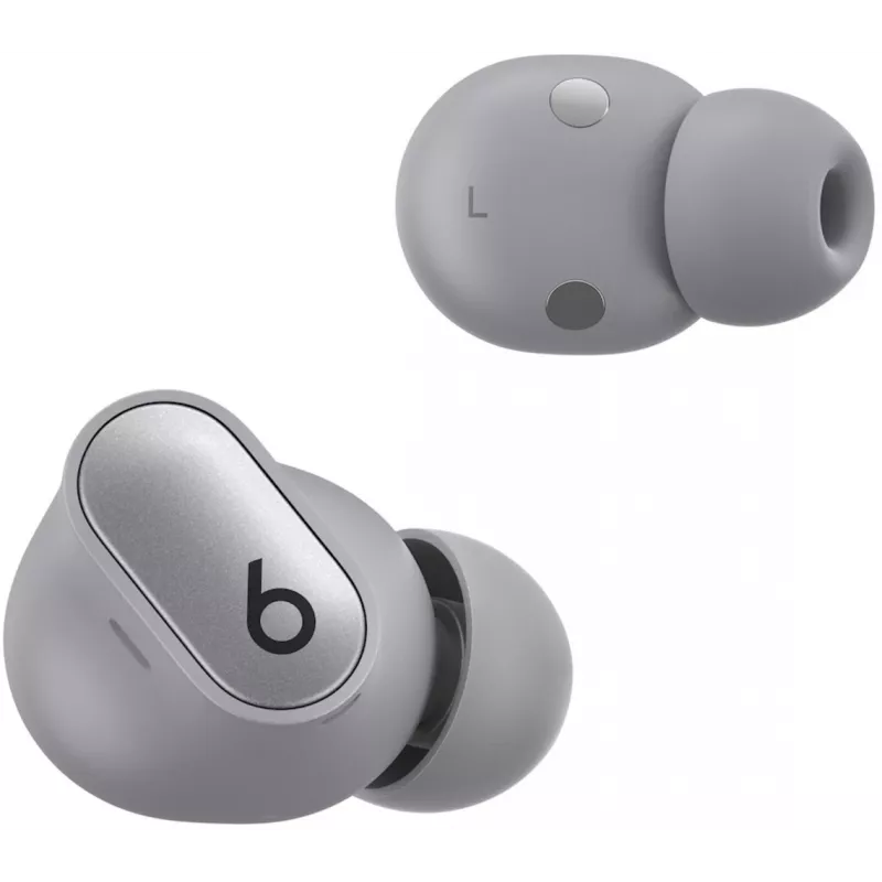 Beats Studio Buds + visiškai belaidės ausinės su triukšmo slopinimu, Cosmic Silver (MT2P3ZM/A)