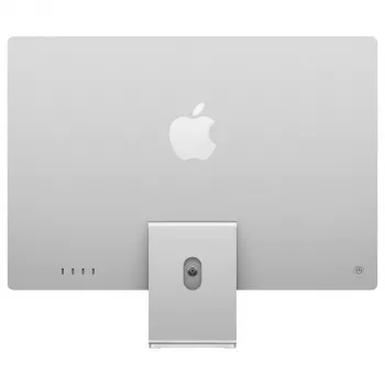 Apple iMac 24 colių sidabrinis M4 10 branduolių CPU 10 branduolių GPU 24GB RAM 512GB SSD Gigabit Ethernet vokiška klaviatūra