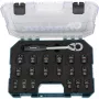Makita E-30069 Impact Black smūginių galvučių rinkinys su terkšle