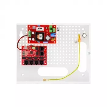 ATTE IP-5-11-E 5 prievadų Fast Ethernet PoE komutatorius su 4 PoE prievadais, 78W biudžetu, Extend režimu ir prievadų izoliacija