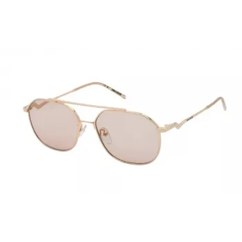 Zadig & Voltaire moteriški kvadratiniai akiniai nuo saulės SZV377S5608FC Brown Havana 56mm