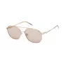 Zadig & Voltaire moteriški kvadratiniai akiniai nuo saulės SZV377S5608FC Brown Havana 56mm