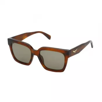 Zadig & Voltaire moteriški SZV407 akiniai nuo saulės - acetatinis rėmelis, UV400 apsauga, 54/18/140 mm