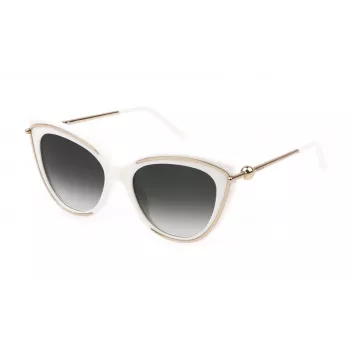 FURLA SFU889-550847 moteriški akiniai nuo saulės - 55/18/140, UV400 apsauga, pilno rėmo plastikinis rėmas su dėklu