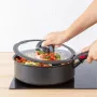 TEFAL Ingenio 16 cm stiklinis dangtis su sulankstoma rankena L9846153