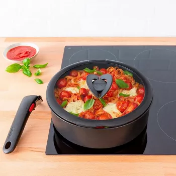 TEFAL Ingenio 16 cm stiklinis dangtis su sulankstoma rankena L9846153