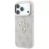 Guess 4G Big Strass Logo dėklas, skirtas iPhone 17 Pro / 18 Pro - rožinis