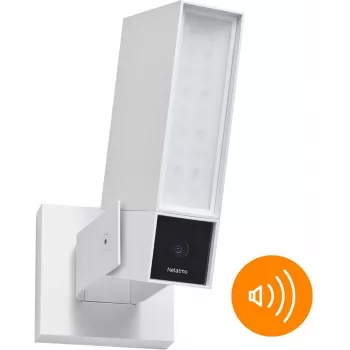 Netatmo Smart lauko vaizdo kamera su sirena NOC-S-W-EC (balta)