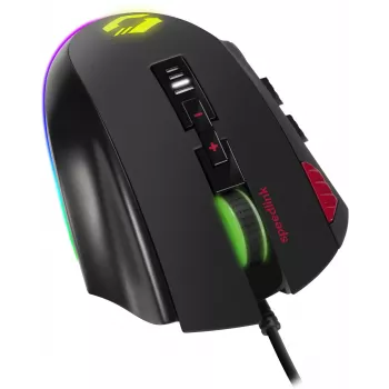 Speedlink Tarios laidinė USB žaidimų pelė, RGB, 24000 DPI (SL-680012-BK)