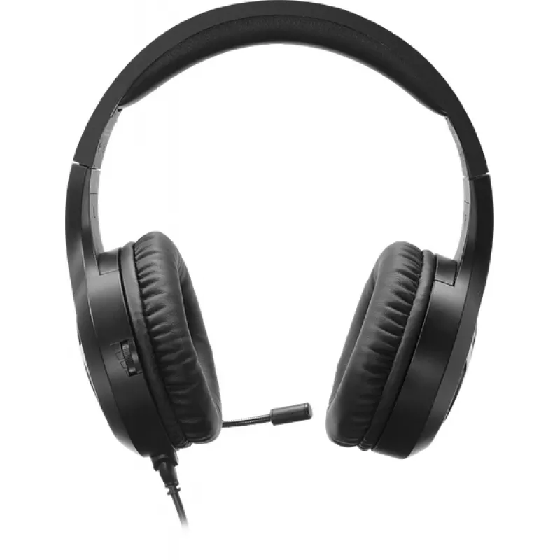 SPEEDLINK SL-450305-BK laidinis ausinių su mikrofonu žaidimams, 30 mm tvarkyklės, USB-A, 1,8 m laidas, juodos spalvos