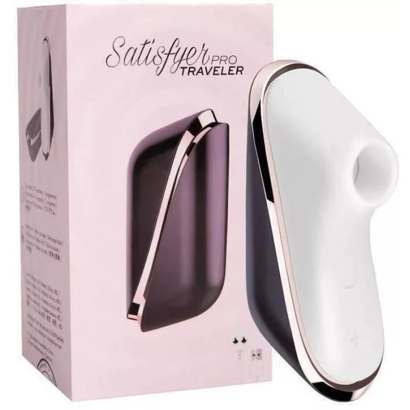 Satisfyer EE73-872-1017 oro impulsų klitorinis stimuliatorius, rožinio aukso spalvos