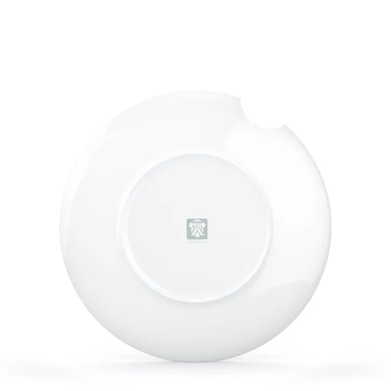 FIFTYEIGHT 2 Vakarienės lėkštės su „įkandintu“ kraštu 28 cm baltos