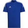 adidas Condivo 22 polo marškinėliai mėlyni HG6307 dydis S