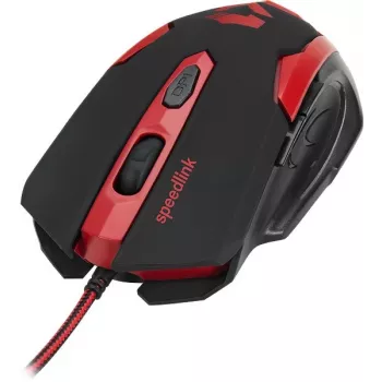 Speedlink Xito laidinė žaidimų pelė, 5 mygtukai, 3200 DPI (SL-680009-BKRD)