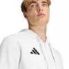 adidas Entrada 26 pilnai užtraukiamas vyriškas gobtuvas baltas KF5943 XL