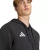 adidas Entrada 26 pilno užtrauktuko gobtuvas vyrams juodas KF5945 XL