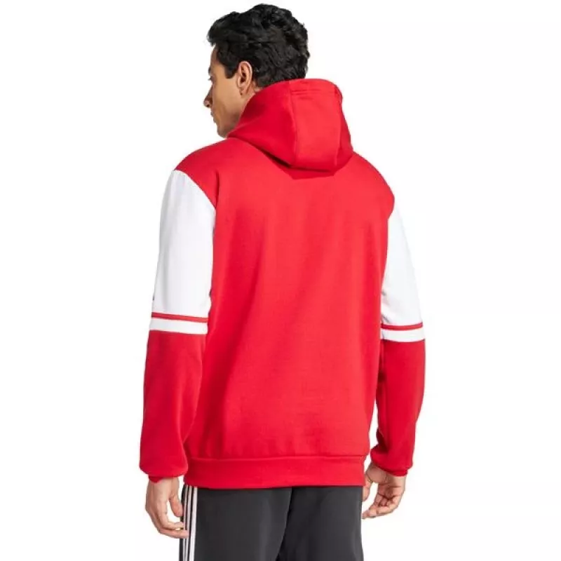 adidas Squadra 25 vyriškas megztinis gobtuvu Vivid Red M