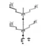 Logilink Quad Monitor laikiklis, 17-32 col., aliuminis, sidabrinis