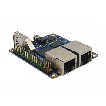 ALLNET Rock Pi E D8P dvigubo Ethernet plokštė RK3328 1GB RAM be Wi-Fi/BT PoE