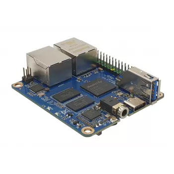 ALLNET Rock Pi E D8P dvigubo Ethernet plokštė RK3328 1GB RAM be Wi-Fi/BT PoE