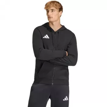 adidas Entrada 26 vyriškas gobtuvas su užtrauktuku, juodas, 2XL KF5945