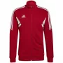 adidas Condivo 22 Track Jacket Team Power Red HA6250 vyriškas futbolo treniruočių švarkas