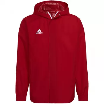 adidas vyriška Entrada 22 visų orų striukė Raudona IK4009