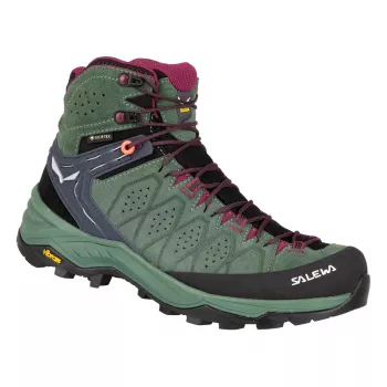 SALEWA Alp Trainer 2 Mid GTX moteriški žygio batai – Duck Green/Rhododendron – UK 7 (EU 40.5)