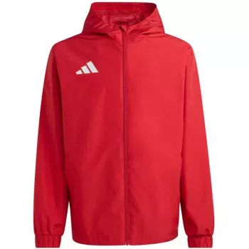 adidas Entrada 26 All Weather vyriška striukė raudona JZ9100 dydis S